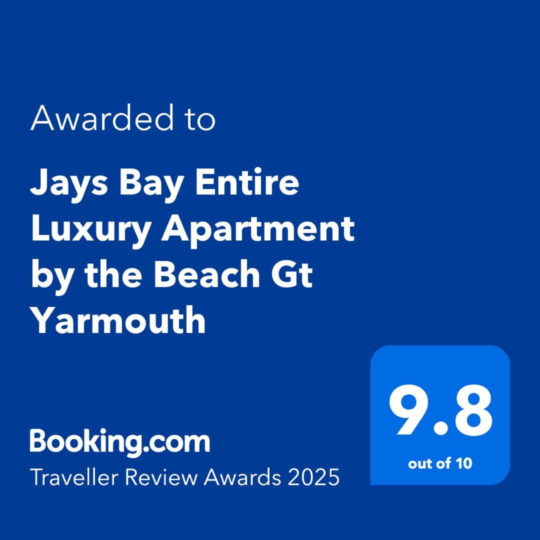 Jays Bay Entire Luxury Apartment By The Beach Gt Yarmouth Грейт-Ярмут Экстерьер фото